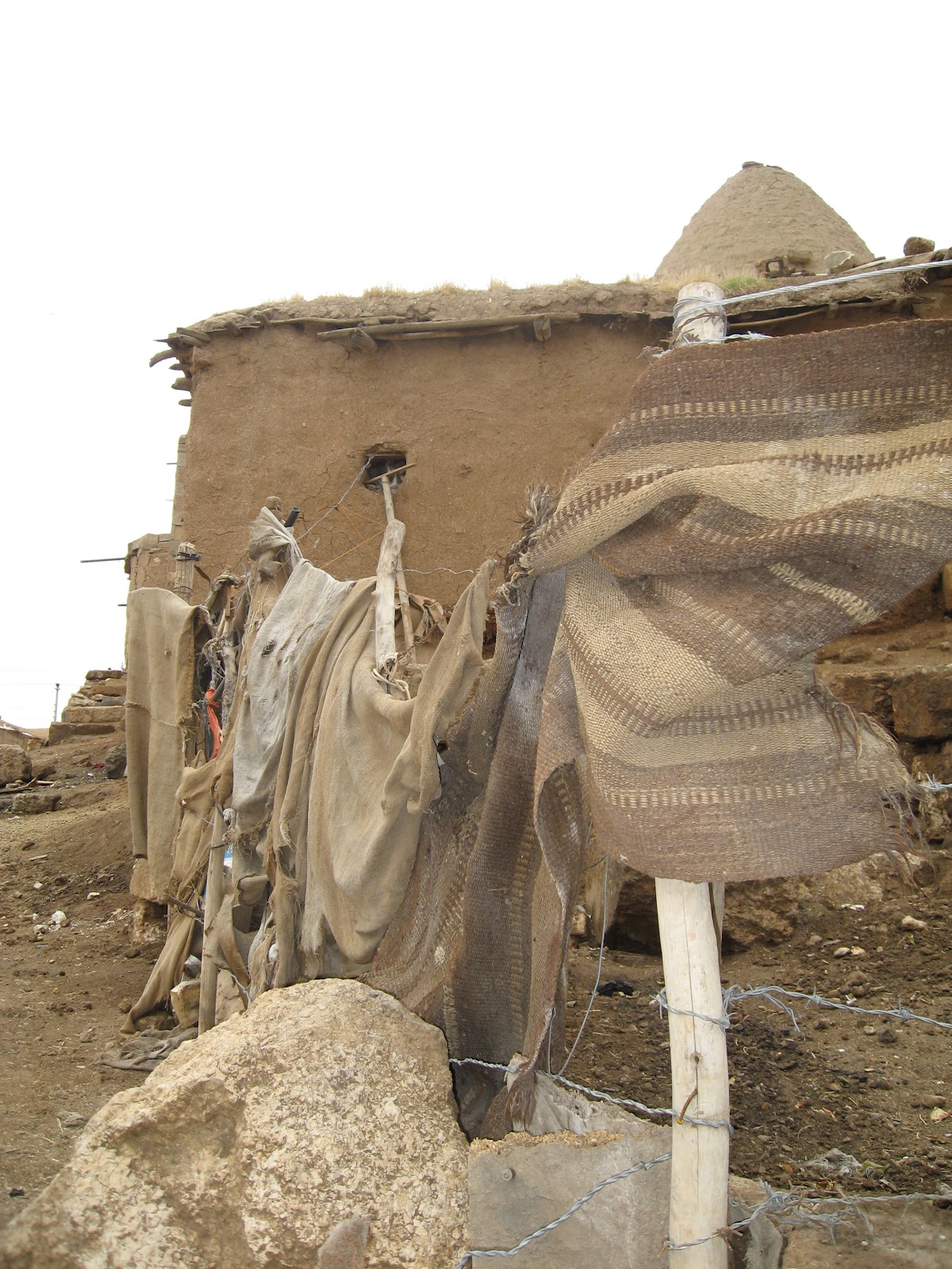 Bijenkorfachtige lemen hutten in Harran