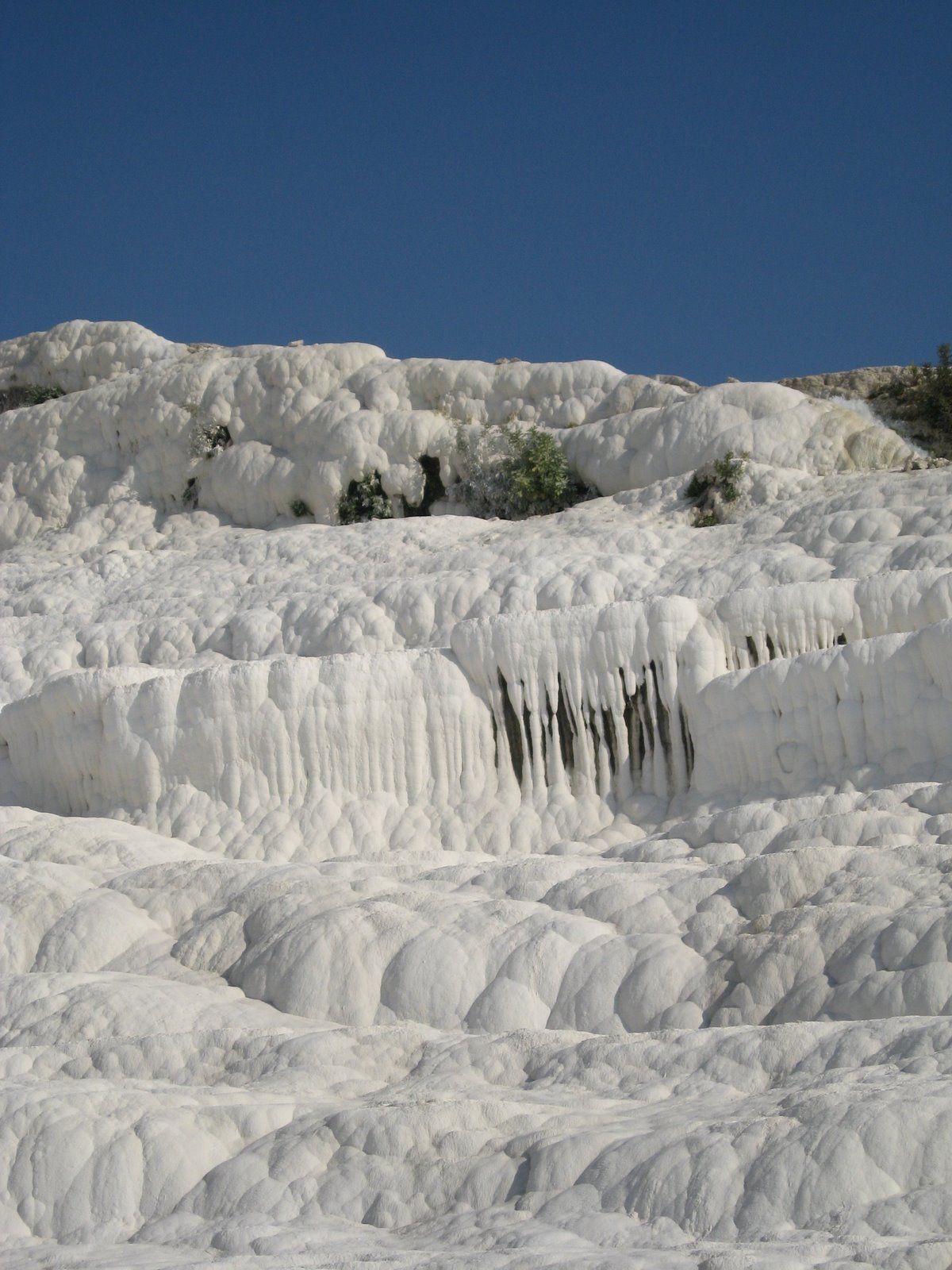 De kalkterrassen van Pamukkale